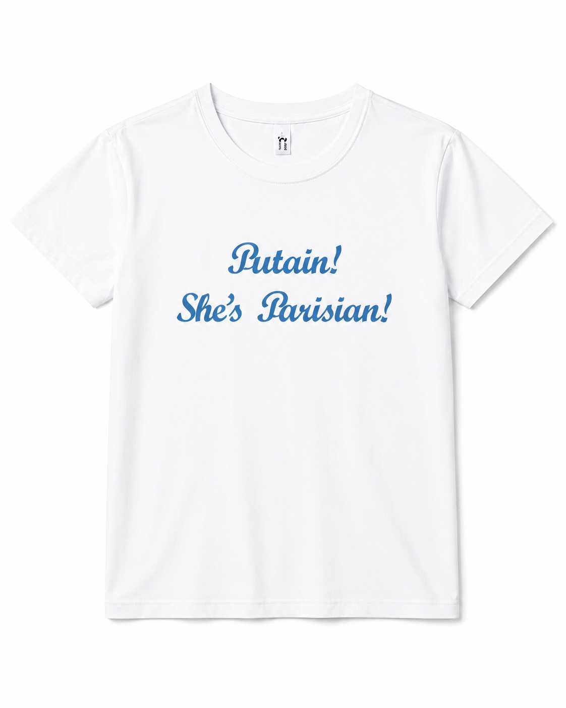 Putain! She's Parisian T-Shirt pour Femme | Merch Officiel Julie Collas